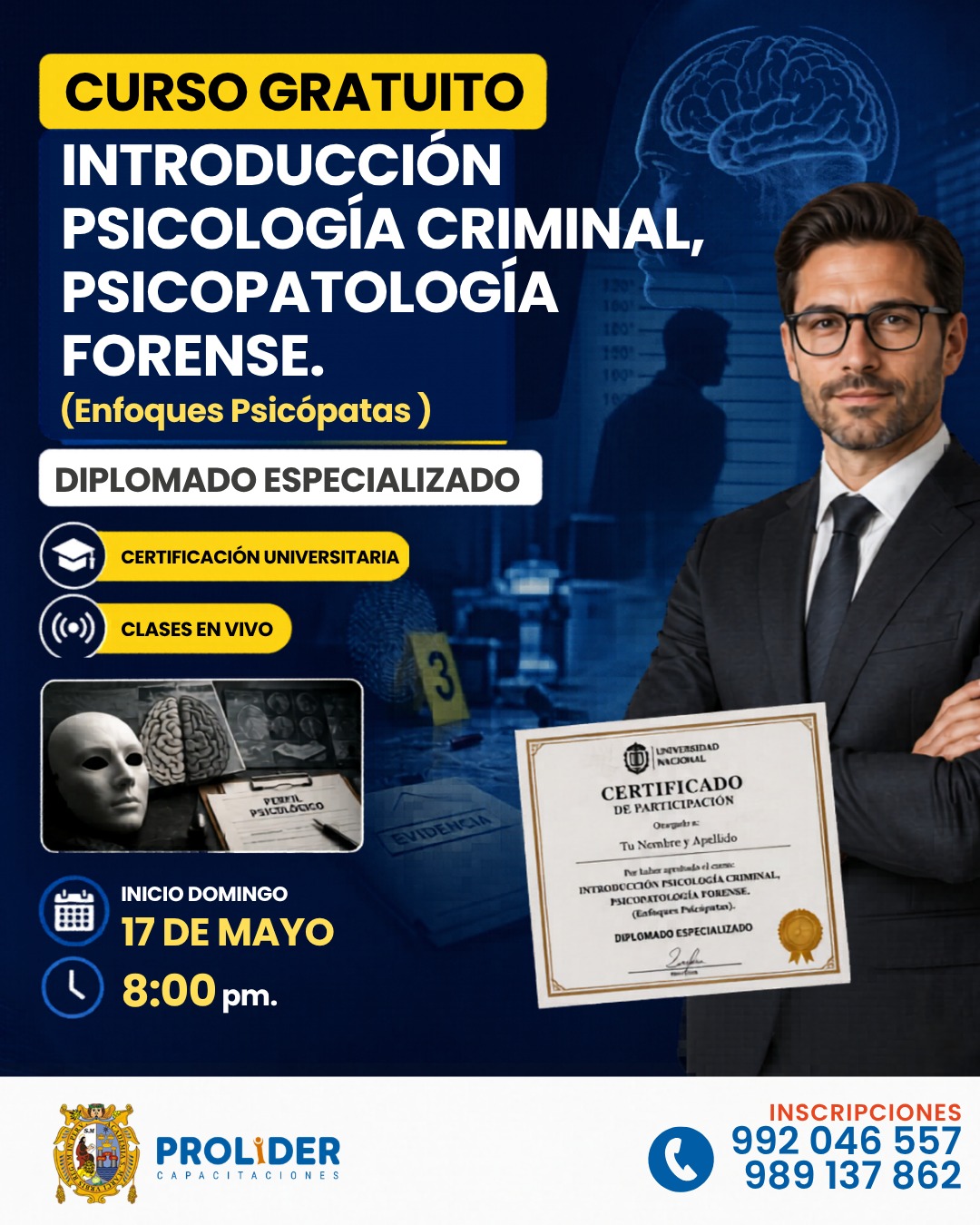 INTRODUCCIÓN PSICOLOGÍA CRIMINAL, PSICOPATÍA FORENSE