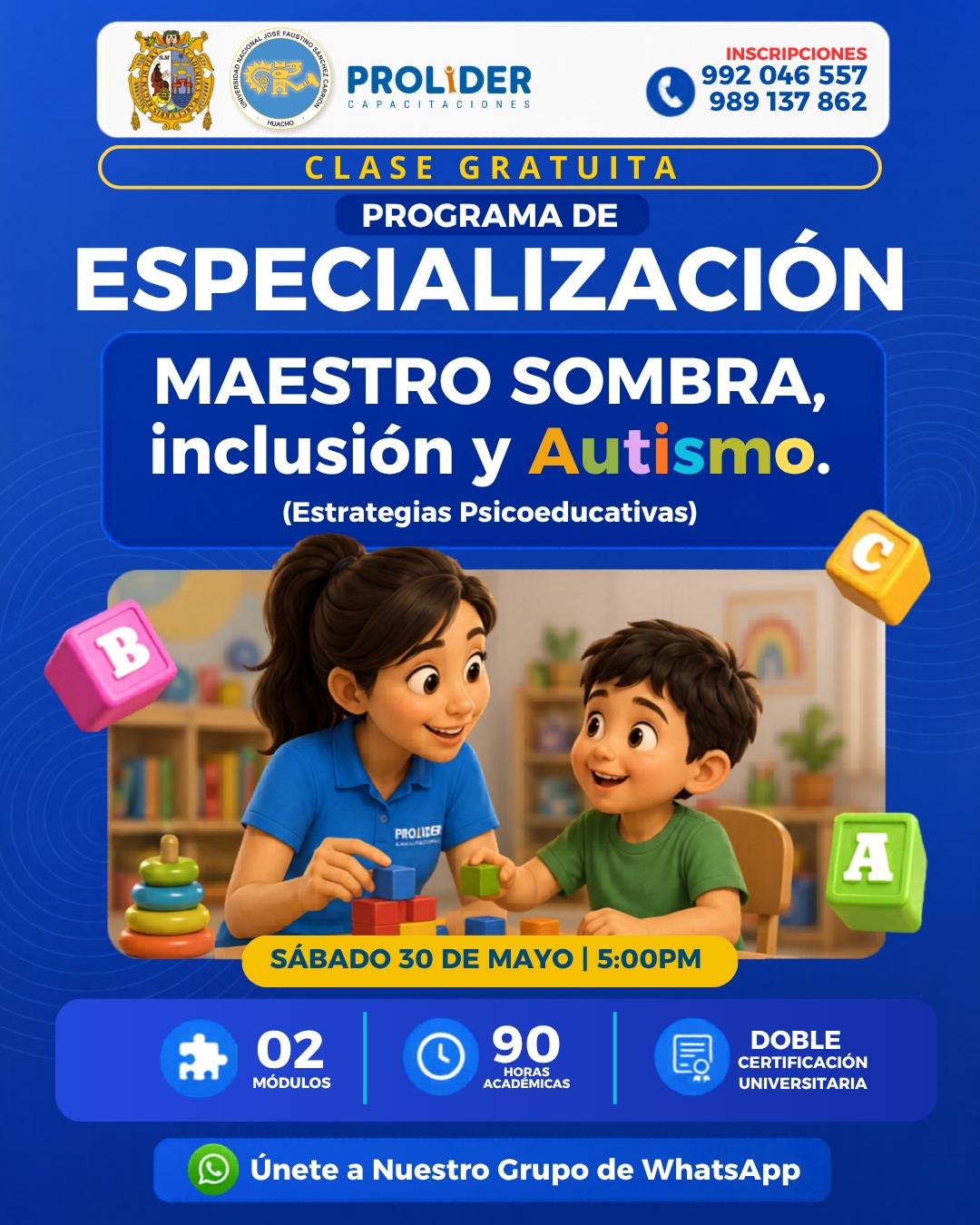 MESTRO SOMBRA, INCLUSIÓN Y AUTISMO