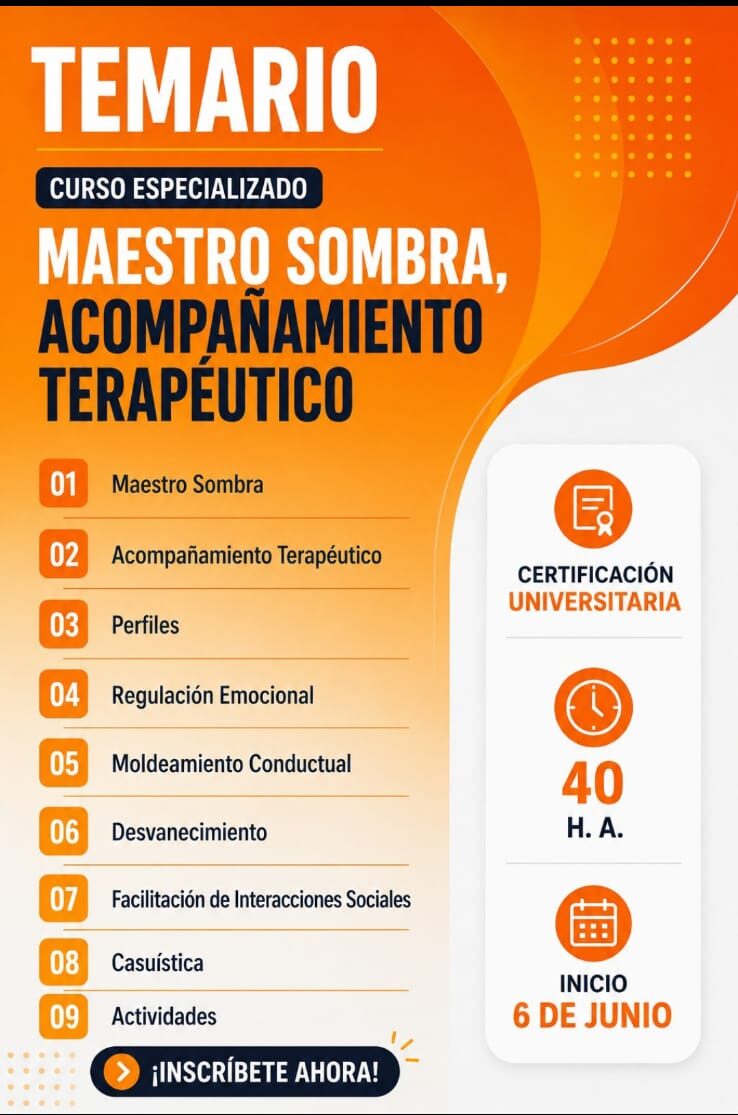 MAESTRO SOMBRA, ACOMPAÑAMIENTO TERAPÉUTICO